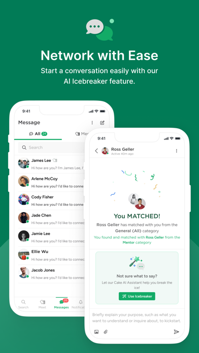 Cake: Job, Resume & Networking iPhone screenshot 5 - Business app