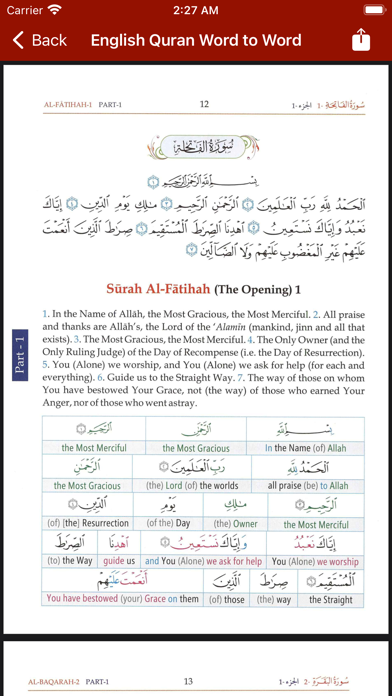 The Quran in English Offline Screenshot