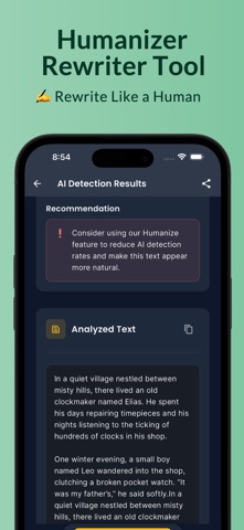 AiGuard: AI Detector & Rewrite iPhone screenshot