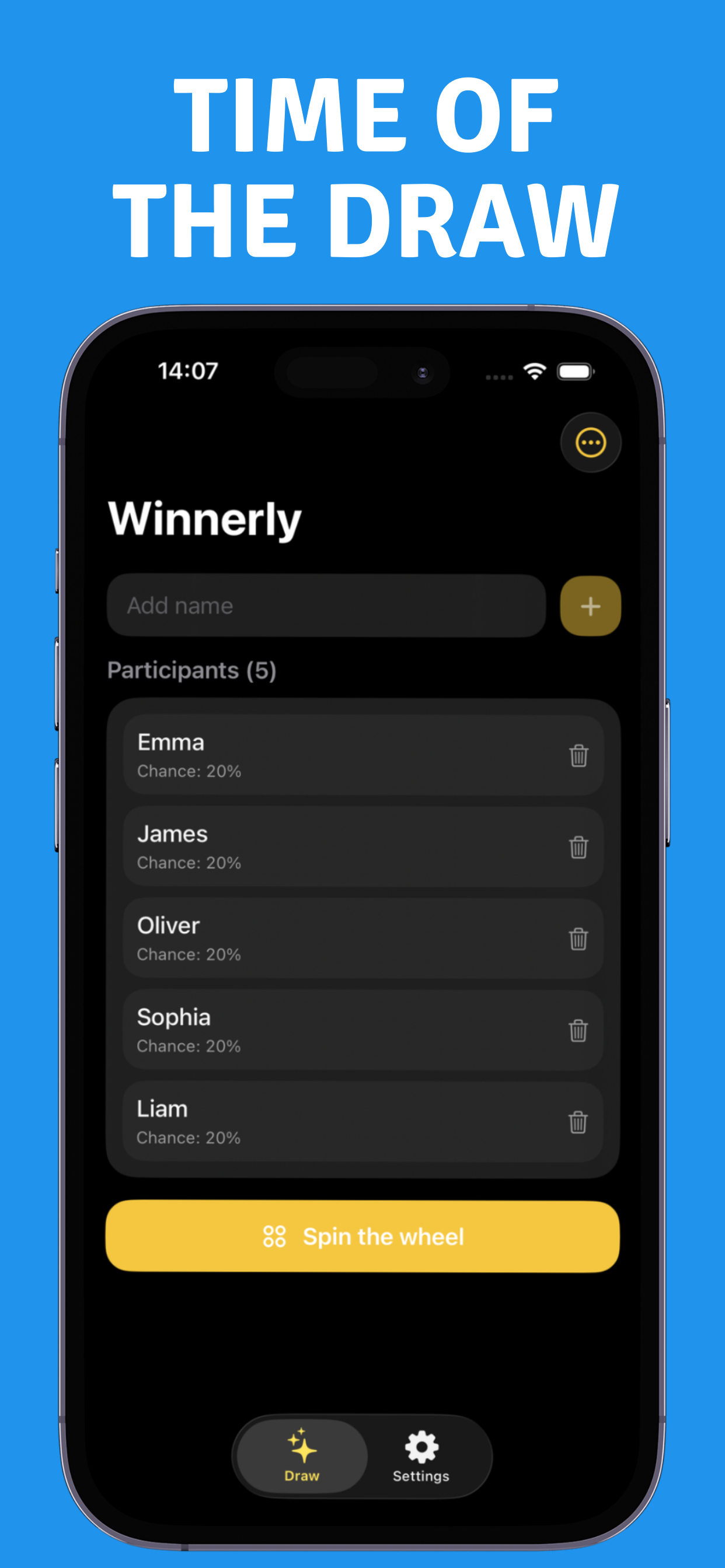 Winnerly: Spin Wheel & Raffle screenshot 3