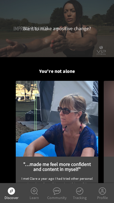 VIP-Fitness Health & Wellbeing Screenshot