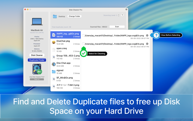 ‎Disk Cleaner PRO App Screenshot