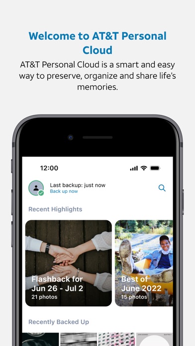 AT&T Personal Cloud Screenshot