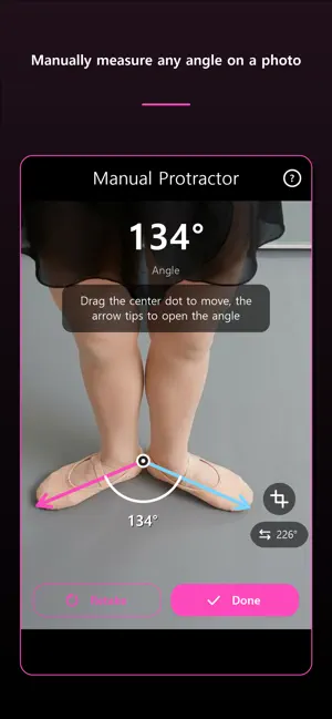 Ballet Protractor – Leg Angle screenshot 4
