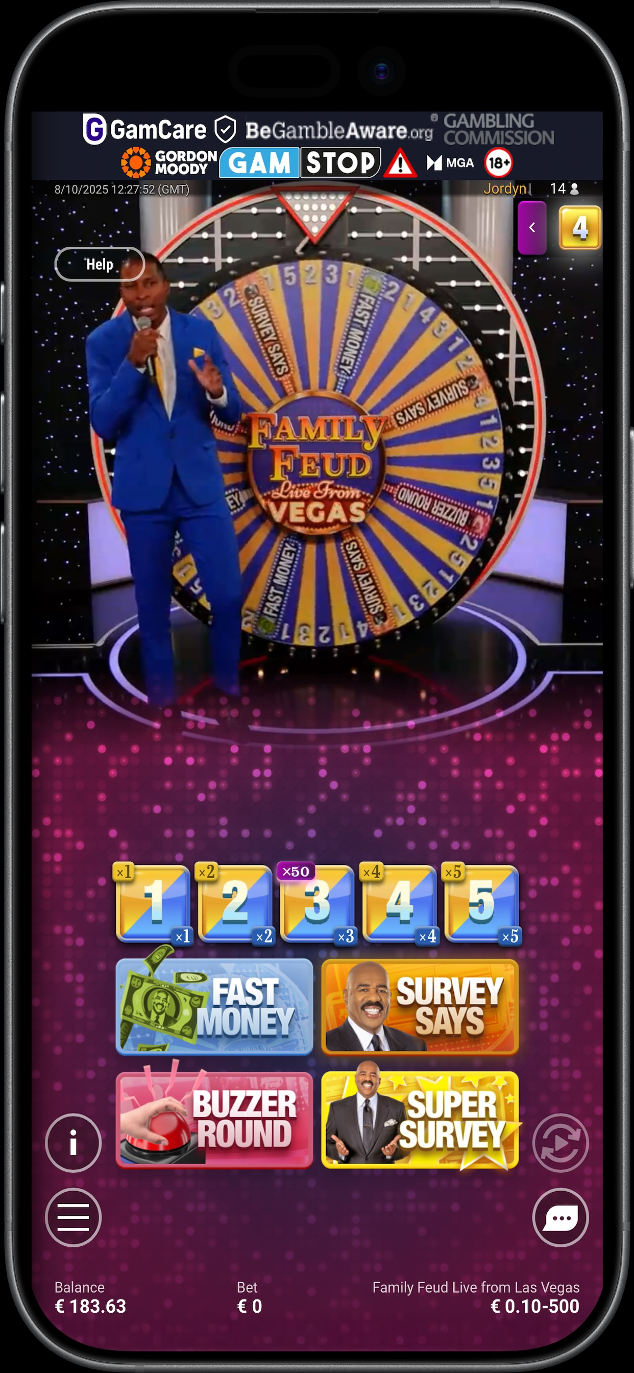 Paddy Power Live Casino screenshot 3