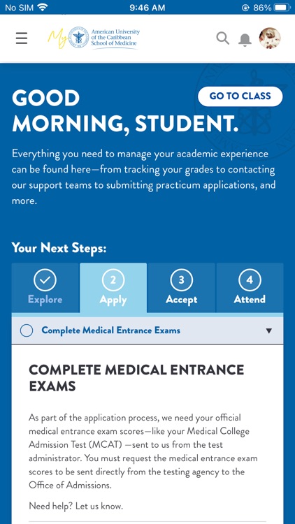 My AUC Med: Student Portal