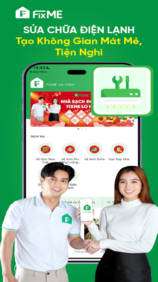 #1. FixME Service (iOS) 由: FIXME TECHNOLOGY JOINT STOCK COMPANY