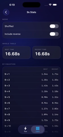 Arithmetic - Mental Math iPhone screenshot