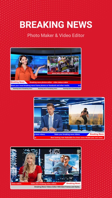 Breaking News Photo Editor Screenshot