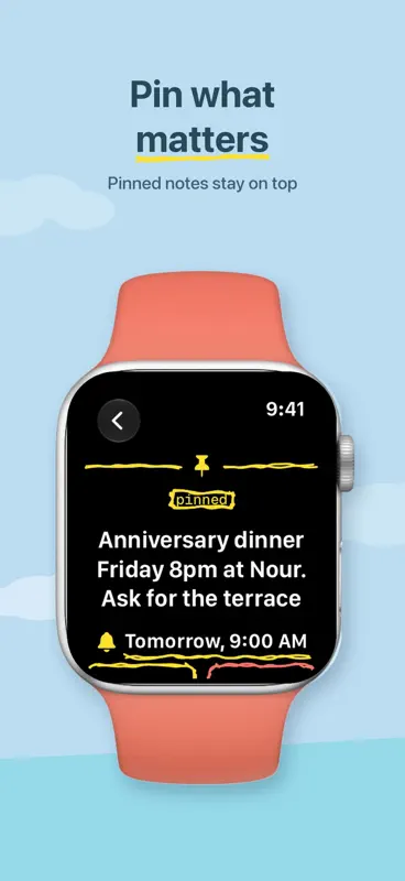 Notes+ for Watch: Remind Me screenshot 6 of 10