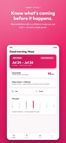 Orbit Cycle: Period Tracker Screenshot 1 of 6