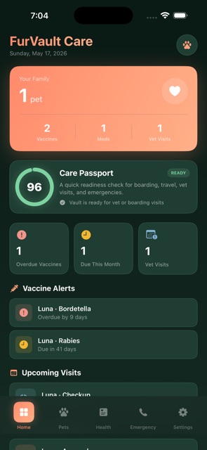 Fur Vault Care screenshot 1