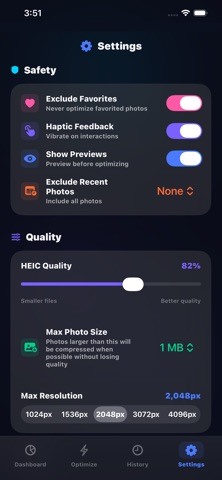 Photo Storage Optimizer Pro のスクリーンショット