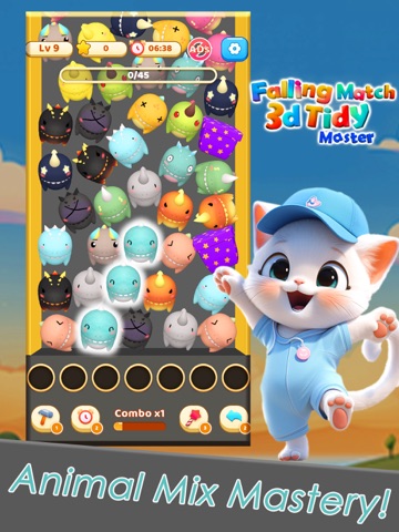 Falling Match -3D Tidy Master iPad screenshot