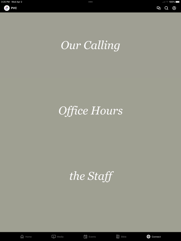 Pleasant Valley Church OR iPad screenshot 4 - Education app