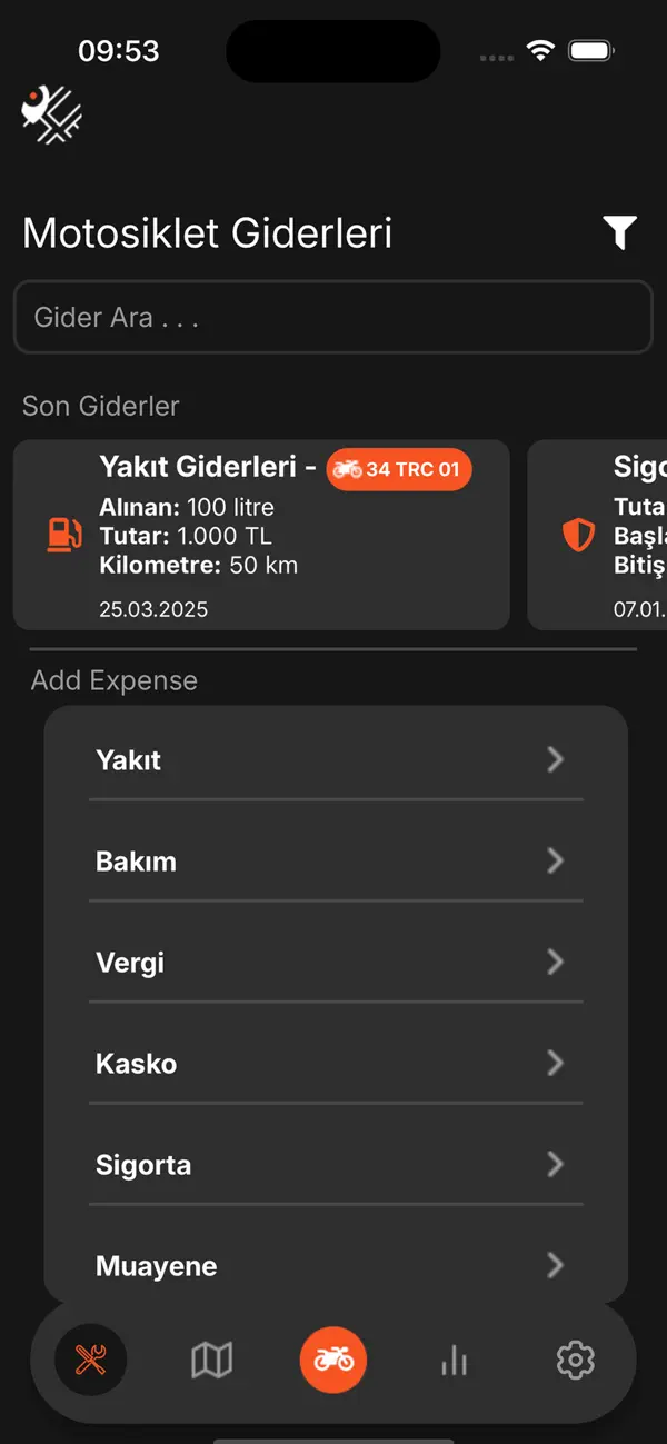 Screenshot #3 pour Turuncu Motosiklet Takip