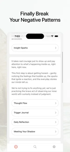 Shadow Work App & Journal screenshot 1
