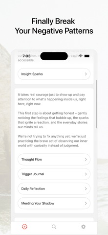 Shadow Work App & Journal iPhone screenshot