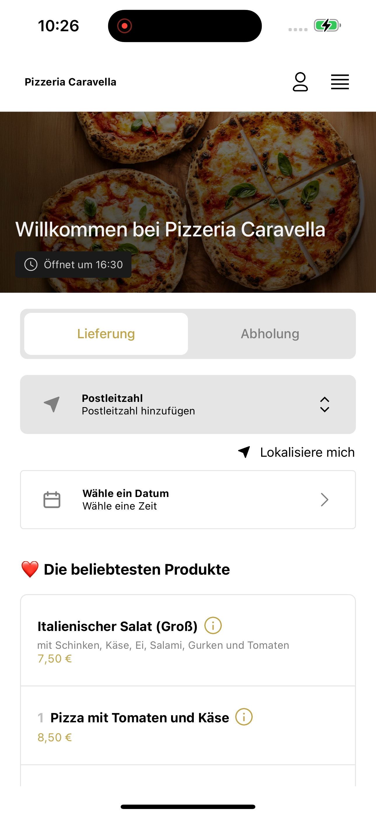 Pizzeria Caravella DE screenshot 5
