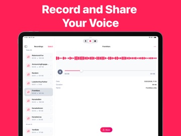 Mic to Speaker: MicUp iPad screenshot
