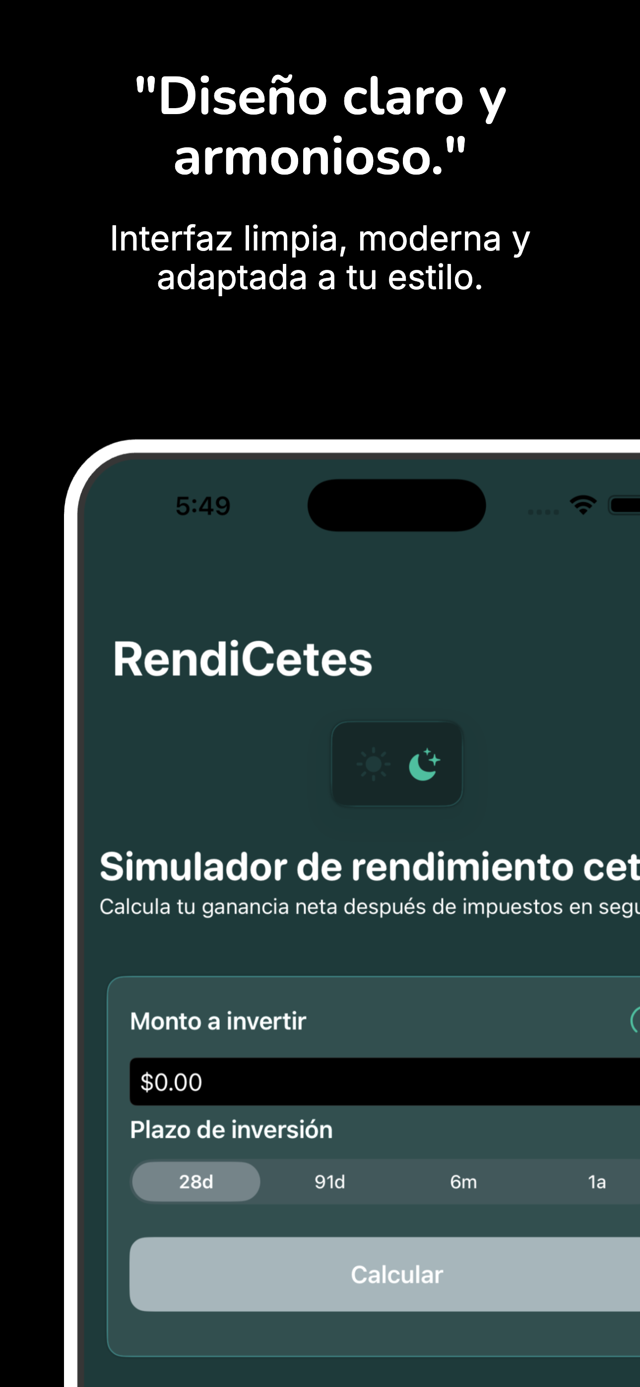 RendiCetes screenshot 3