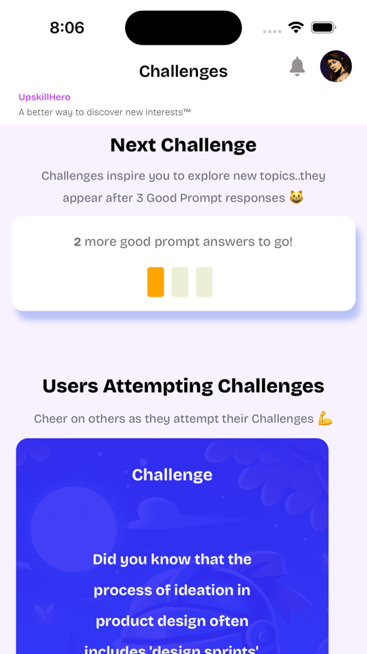 #2. UpskillHero (iOS) 由: Steven Reubenstone