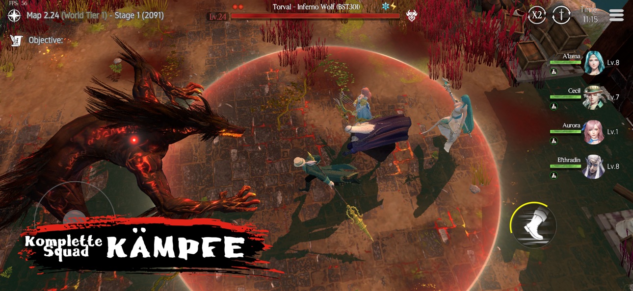 Avalar: Raid of Shadow iOS Mod IPA screenshot 3 - iOS game interface