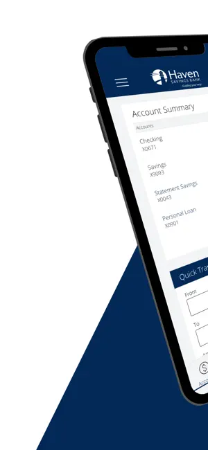 Haven Savings Mobile Banking screenshot 1