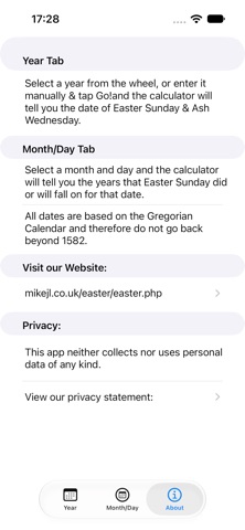 Easter Sunday iPhone screenshot