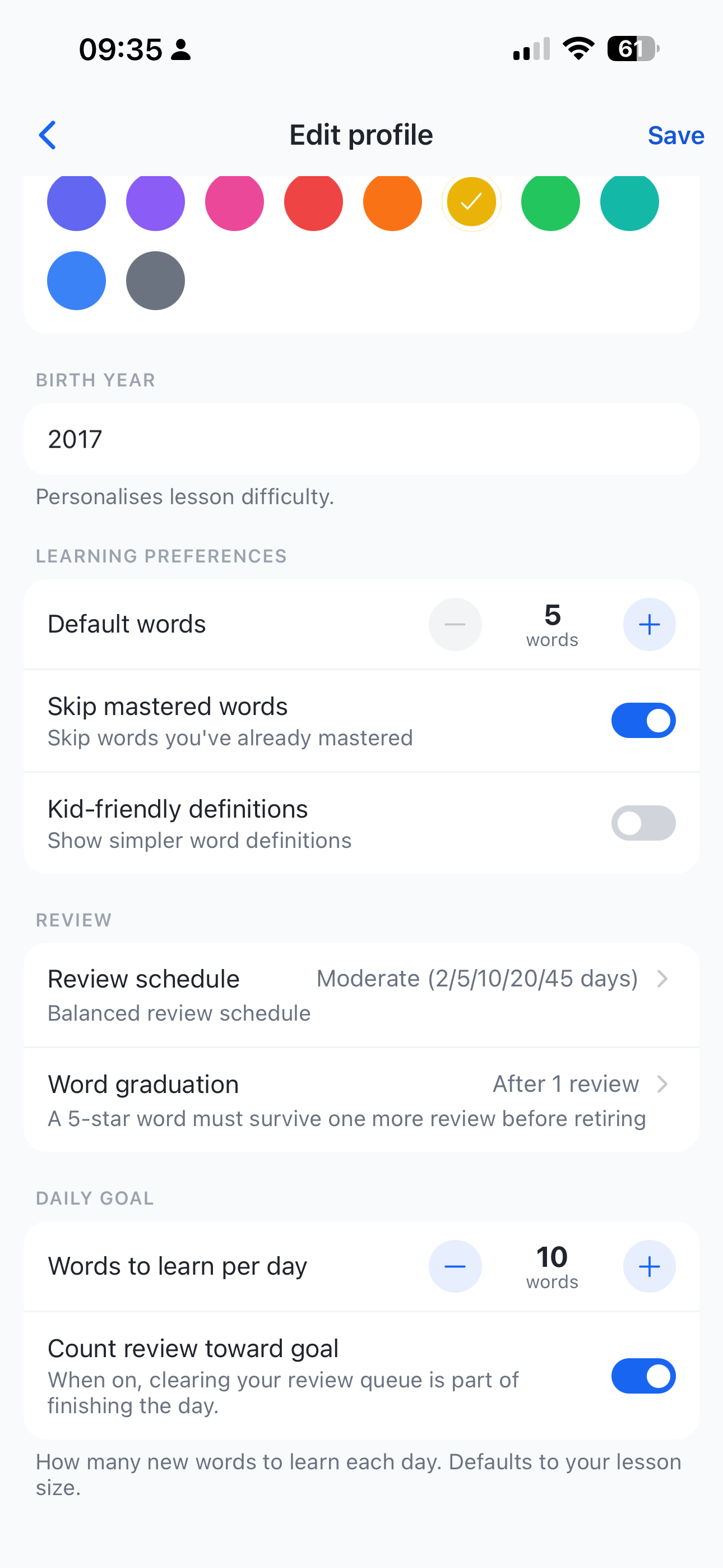 VocabSpark screenshot 5