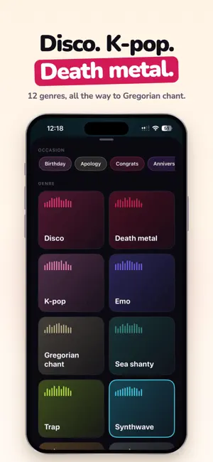 TinyTunes : AI Song Gift Maker screenshot 3