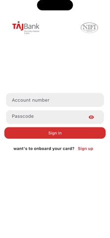 TAJMasterCard screenshot