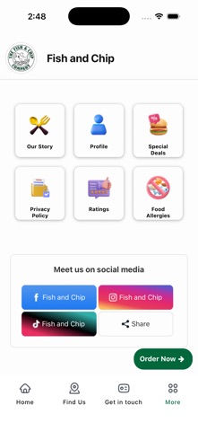 Fish and Chip Company Perth iPhone screenshot