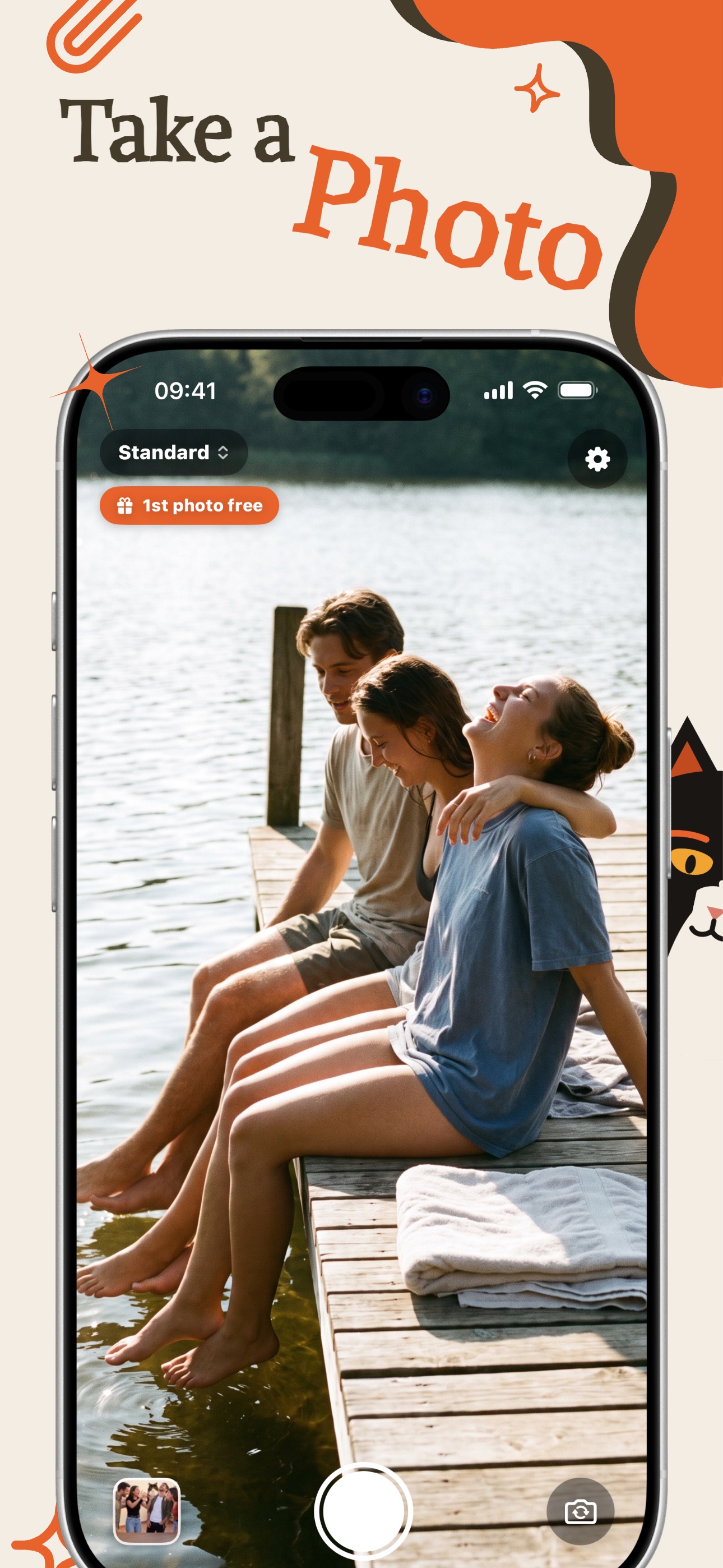 Screenshot 3 of Hissberto: Add a Cat to Photo