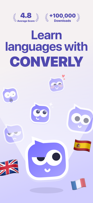 Converly - Language Learning Screenshot 1 of 6
