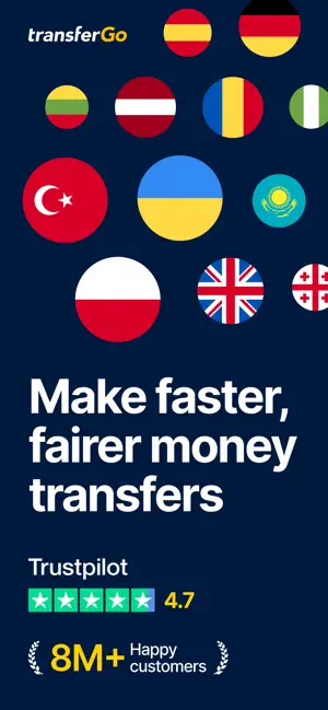 TransferGo: Money Transfer iPhone screenshot 1