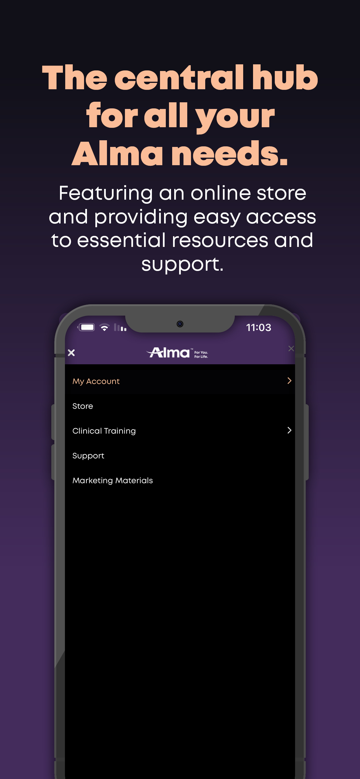 Alma Lasers App