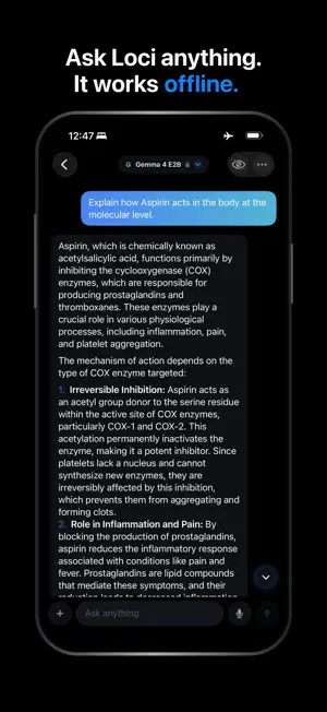 Loci - Private, Local AI screenshot 1