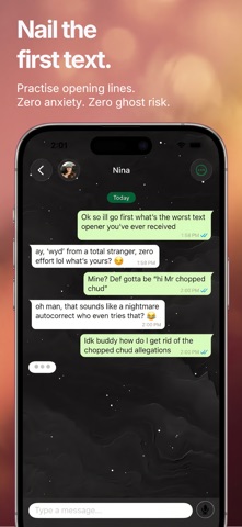 WhatsGen: AI Texting Practice iPhone screenshot