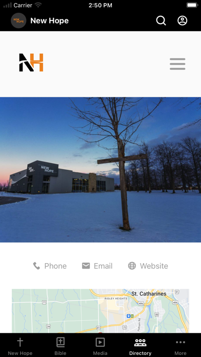 New Hope Church Niagara Screenshot