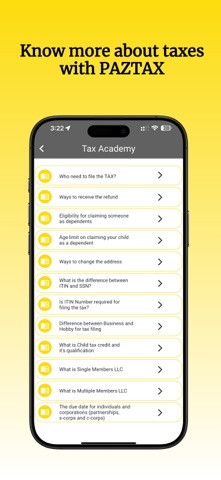 PAZTAX screenshot