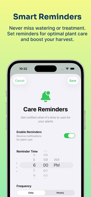 AI Plant Health Scanner Screenshot