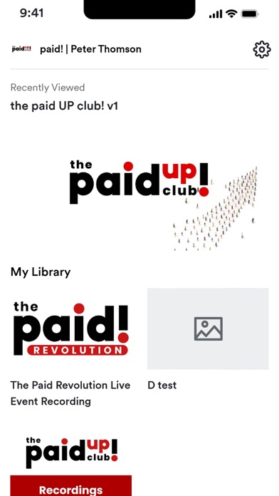 The Paid Up Club Screenshot