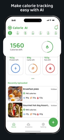 Calorie AI - Counter&Tracker iPhone screenshot