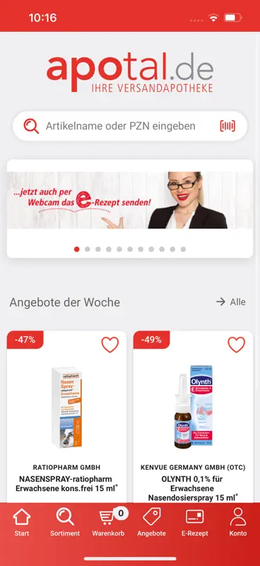 apotal.de screenshot 1 of 7