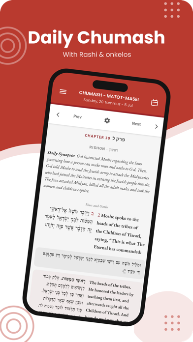 Screenshot #1 pour Chayenu Daily Torah Study