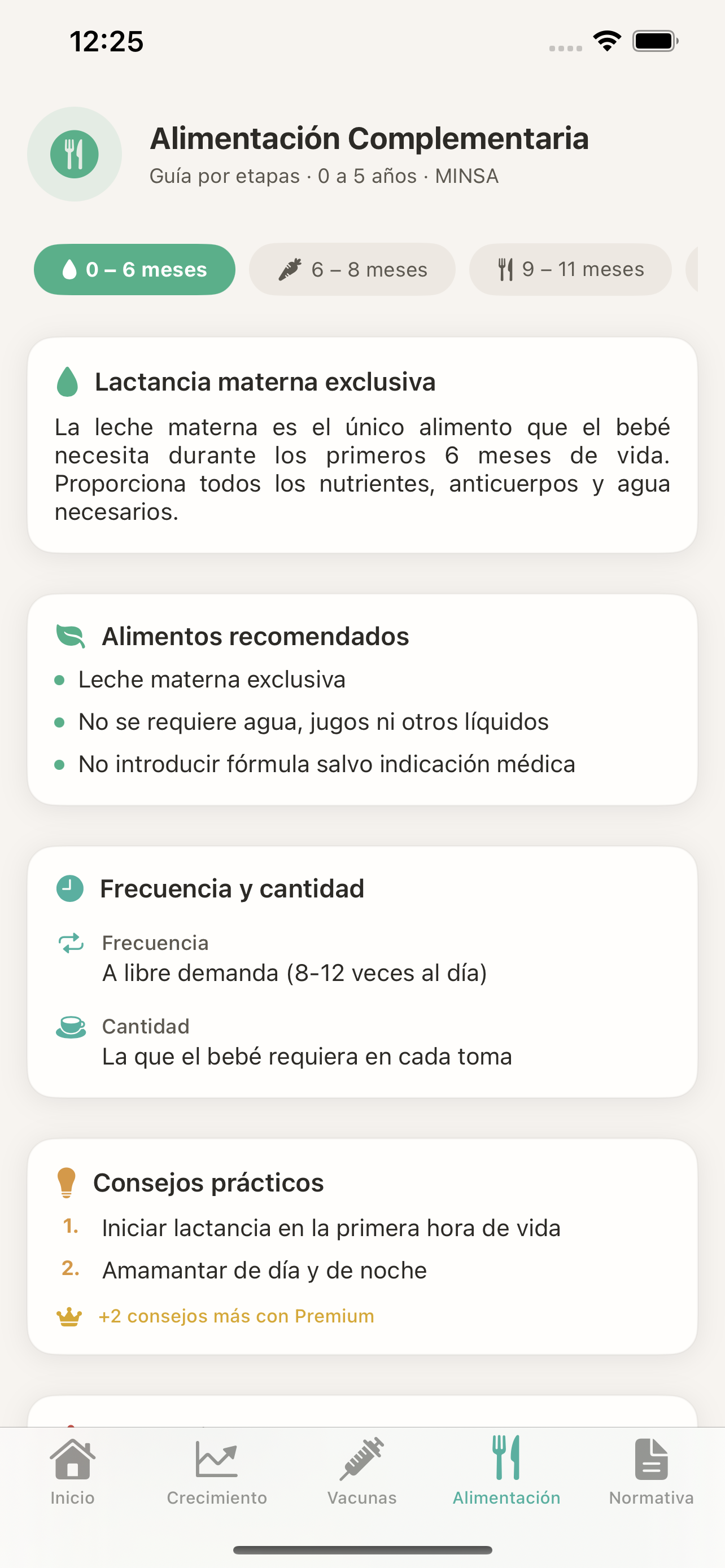 Crecimiento Infantil screenshot 3