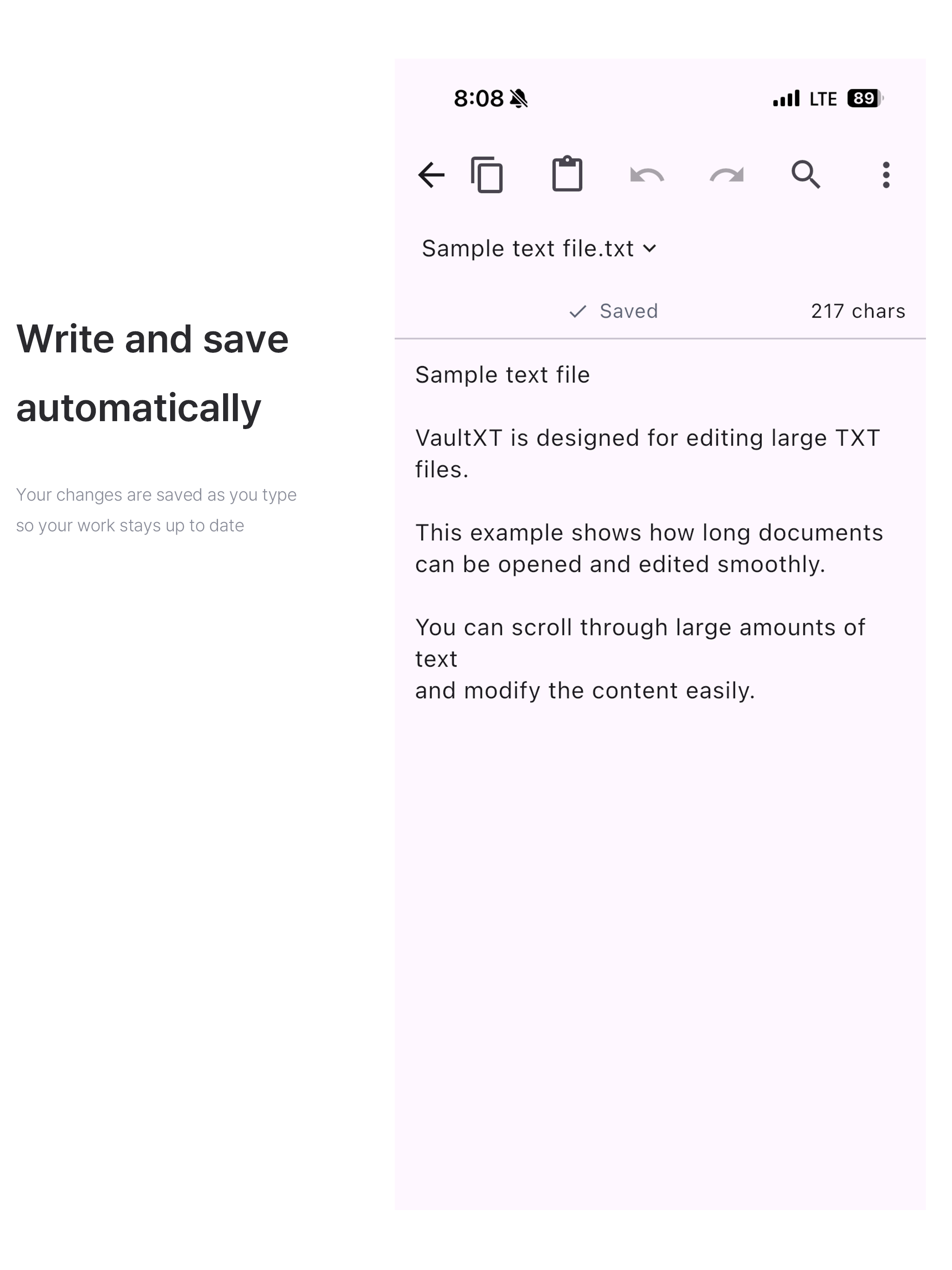 VaultXT - TXT Editor screenshot 7