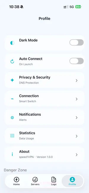 Speed VPN - Airplane V2Ray ВПН screenshot 4