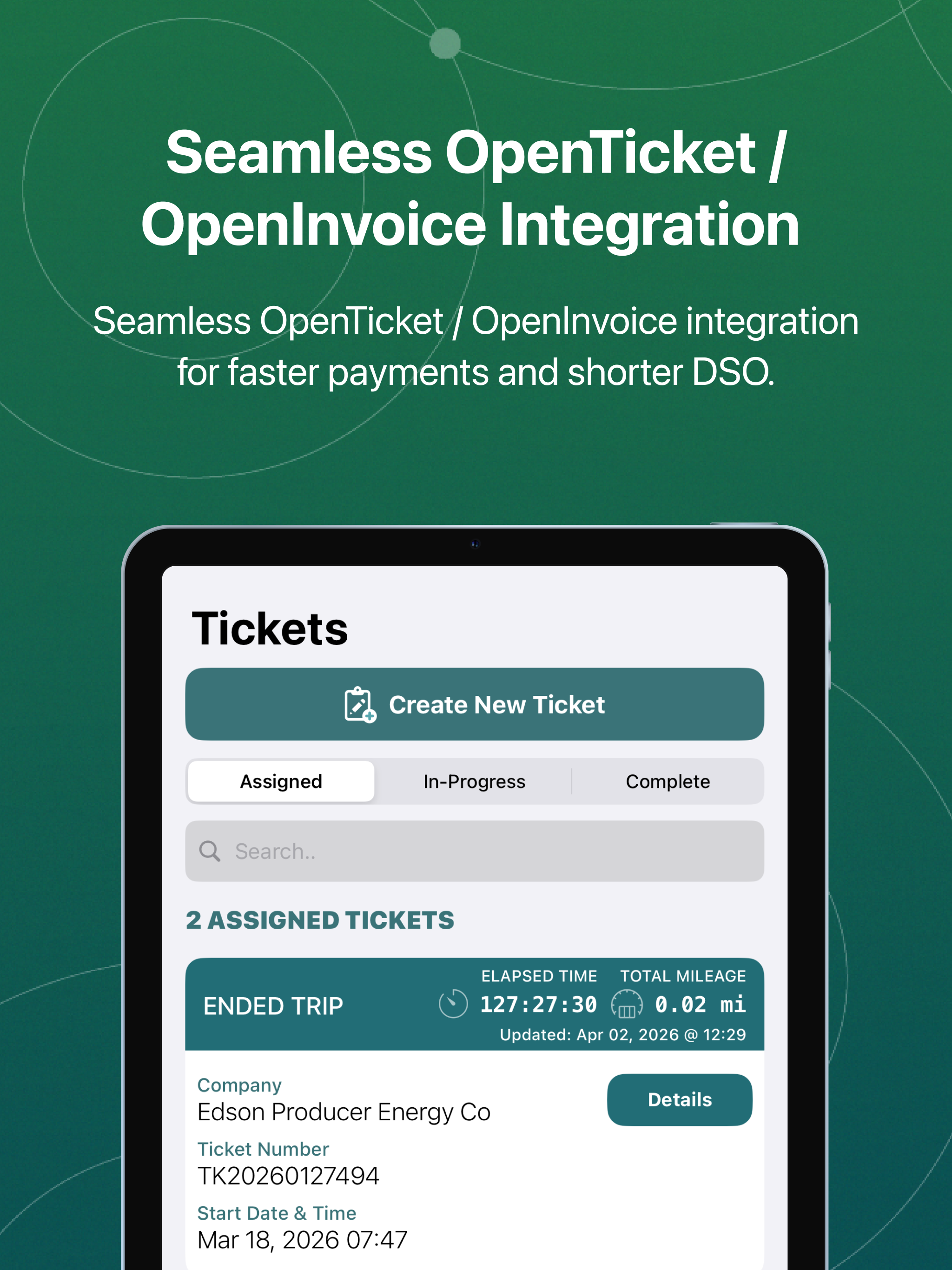 Enverus OpenTicket Mobile